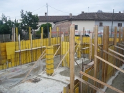 Costruzione nuova villetta - Costruzione del garage.